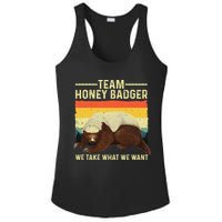Honey Badger For Ratel Honey Badger Lover Ladies PosiCharge Competitor Racerback Tank