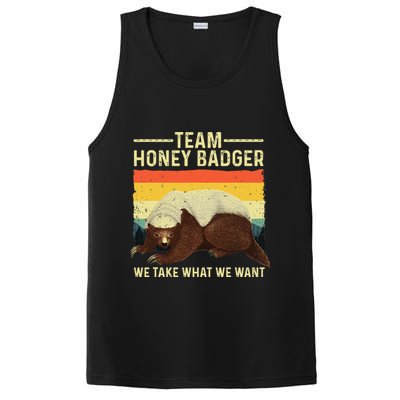 Honey Badger For Ratel Honey Badger Lover PosiCharge Competitor Tank