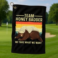 Honey Badger For Ratel Honey Badger Lover Golf Towel