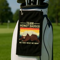 Honey Badger For Ratel Honey Badger Lover Golf Towel