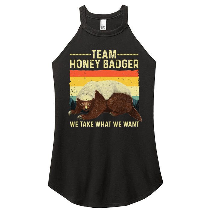 Honey Badger For Ratel Honey Badger Lover Women's Perfect Tri Rocker Tank