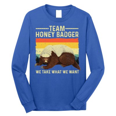 Honey Badger For Ratel Honey Badger Lover Long Sleeve Shirt