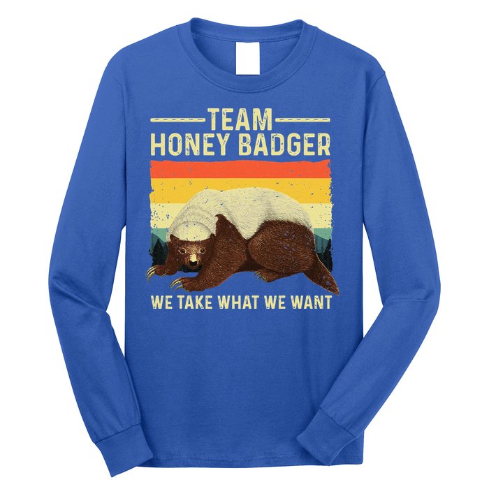 Honey Badger For Ratel Honey Badger Lover Long Sleeve Shirt