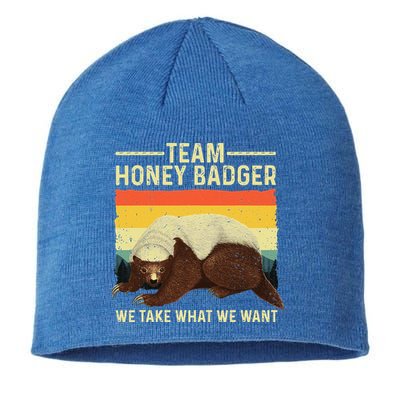 Honey Badger For Ratel Honey Badger Lover Sustainable Beanie