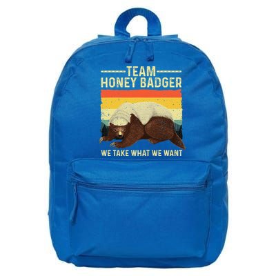 Honey Badger For Ratel Honey Badger Lover 16 in Basic Backpack