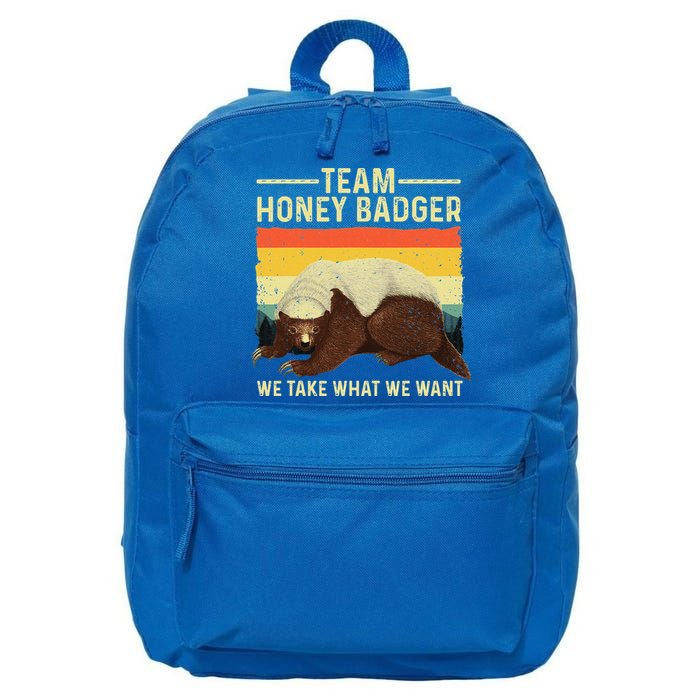 Honey Badger For Ratel Honey Badger Lover 16 in Basic Backpack