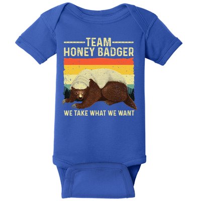 Honey Badger For Ratel Honey Badger Lover Baby Bodysuit