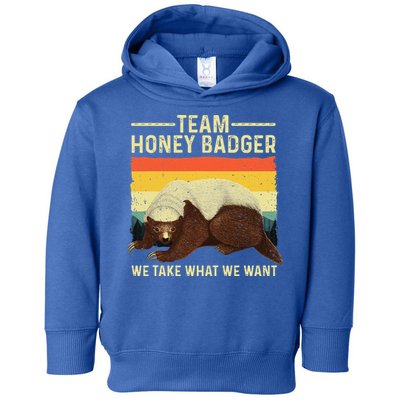 Honey Badger For Ratel Honey Badger Lover Toddler Hoodie