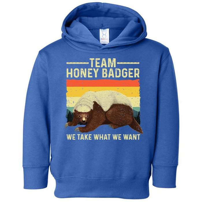 Honey Badger For Ratel Honey Badger Lover Toddler Hoodie