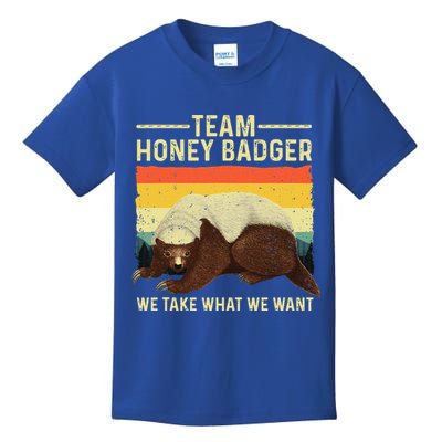 Honey Badger For Ratel Honey Badger Lover Kids T-Shirt