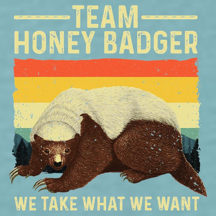 Honey Badger For Ratel Honey Badger Lover Sueded Cloud Jersey T-Shirt