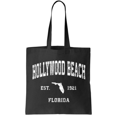 Hollywood Beach Florida Fl Vintage Athletic Sports Bag