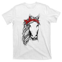 Horse Bandana For Horseback Riding Horse Lover T-Shirt