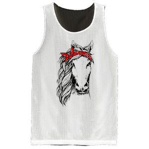 Horse Bandana For Horseback Riding Horse Lover Mesh Reversible Basketball Jersey Tank