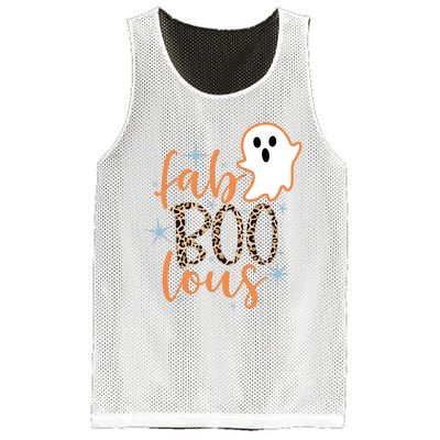 Halloween Boo Faboolous Funny Ghost Ghoul Mesh Reversible Basketball Jersey Tank