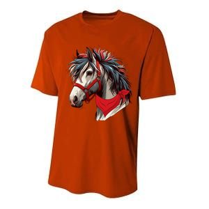 Horse Bandana For Equestrian Horseback Riding Horse Lover Gift Performance Sprint T-Shirt