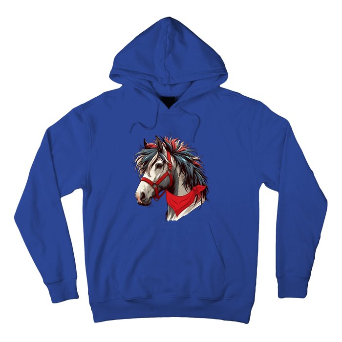 Horse Bandana For Equestrian Horseback Riding Horse Lover Gift Hoodie