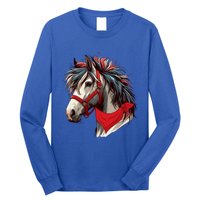 Horse Bandana For Equestrian Horseback Riding Horse Lover Gift Long Sleeve Shirt