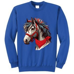 Horse Bandana For Equestrian Horseback Riding Horse Lover Gift Sweatshirt