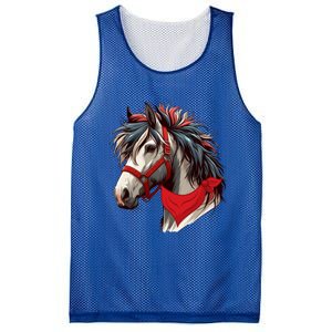 Horse Bandana For Equestrian Horseback Riding Horse Lover Gift Mesh Reversible Basketball Jersey Tank