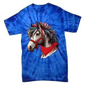 Horse Bandana For Equestrian Horseback Riding Horse Lover Gift Tie-Dye T-Shirt