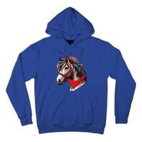 Horse Bandana For Equestrian Horseback Riding Horse Lover Gift Tall Hoodie