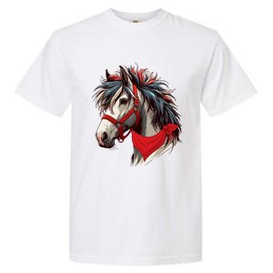 Horse Bandana For Equestrian Horseback Riding Horse Lover Gift Garment-Dyed Heavyweight T-Shirt