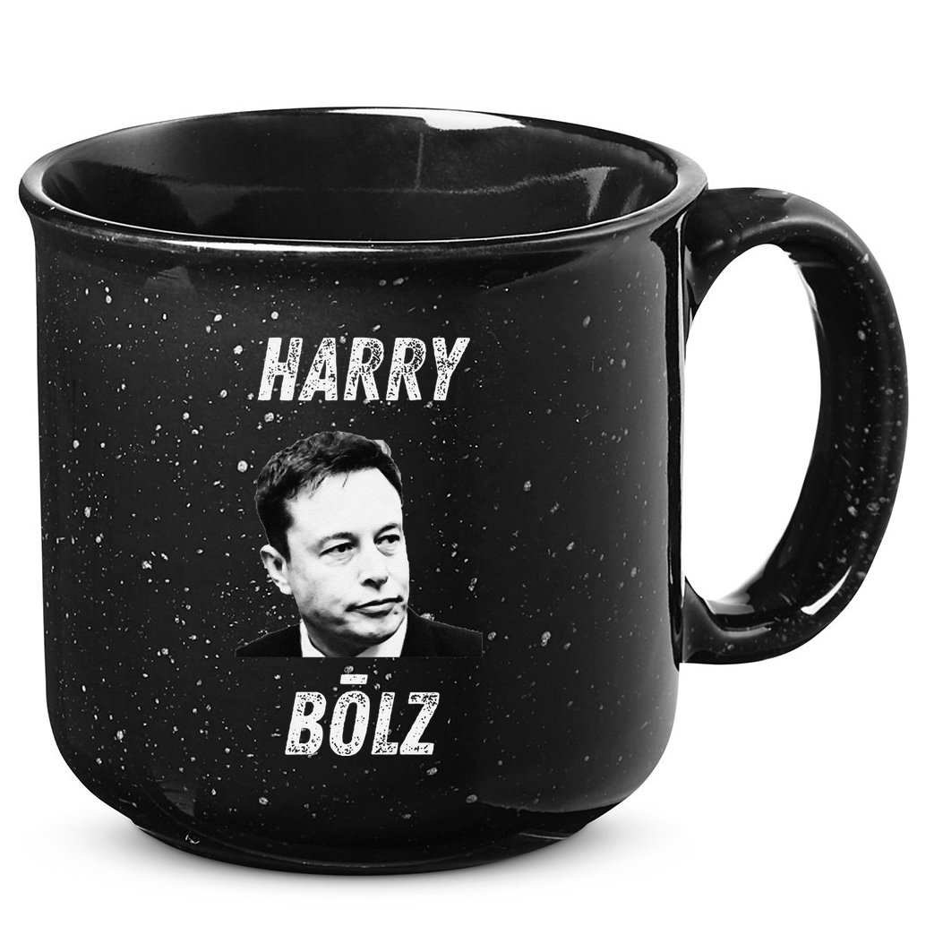 Harry Bolz Funny Meme Big Balls Viral Trending Parody 15oz Campfire Ceramic Mug