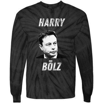 Harry Bolz Funny Meme Big Balls Viral Trending Parody Tie-Dye Long Sleeve Shirt