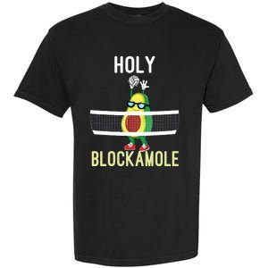 Holy Blockamole Funny Volleyball Block Avocado Teen Girl Garment-Dyed Heavyweight T-Shirt