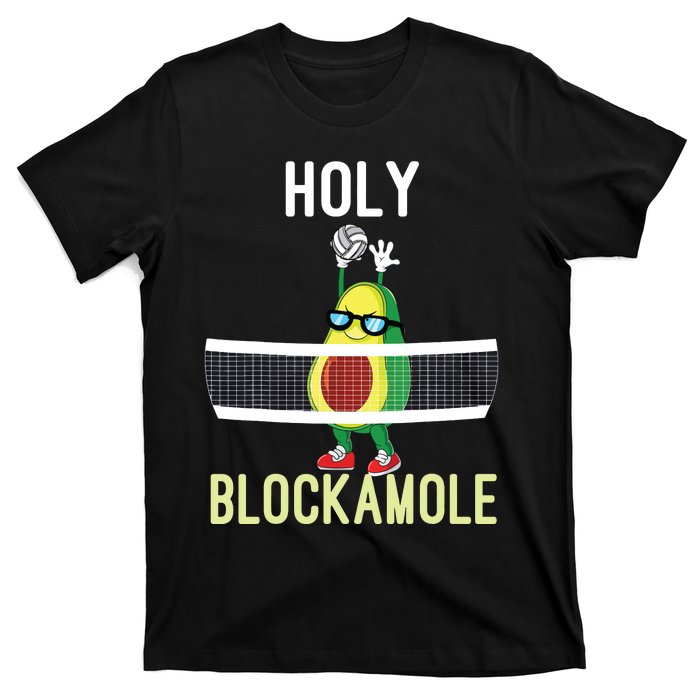 Holy Blockamole Funny Volleyball Block Avocado Teen Girl T-Shirt