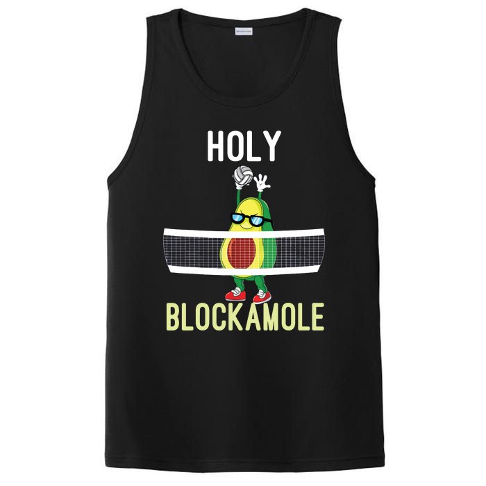 Holy Blockamole Funny Volleyball Block Avocado Teen Girl PosiCharge Competitor Tank