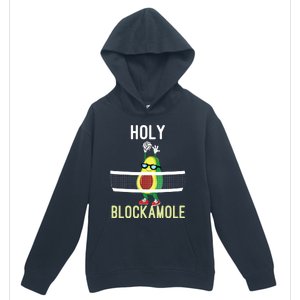 Holy Blockamole Funny Volleyball Block Avocado Teen Girl Urban Pullover Hoodie