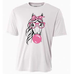 Horse Bandana For Horse Riding Horse Lover Women Cooling Performance Crew T-Shirt