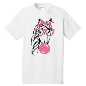 Horse Bandana For Horse Riding Horse Lover Women Tall T-Shirt