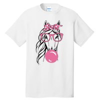 Horse Bandana For Horse Riding Horse Lover Women Tall T-Shirt