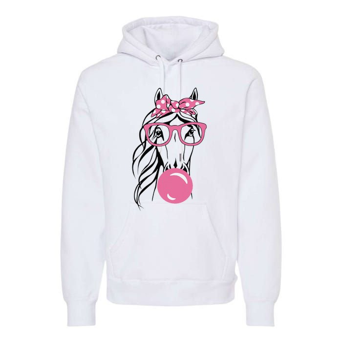 Horse Bandana For Horse Riding Horse Lover Women Premium Hoodie