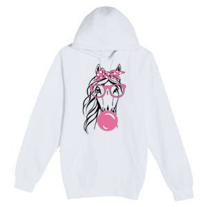 Horse Bandana For Horse Riding Horse Lover Women Premium Pullover Hoodie