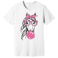 Horse Bandana For Horse Riding Horse Lover Women Premium T-Shirt