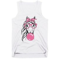 Horse Bandana For Horse Riding Horse Lover Women Tank Top