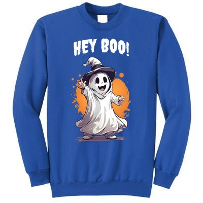 Hey Boo! Funny Halloween Ghost Costume Funny Gift Sweatshirt