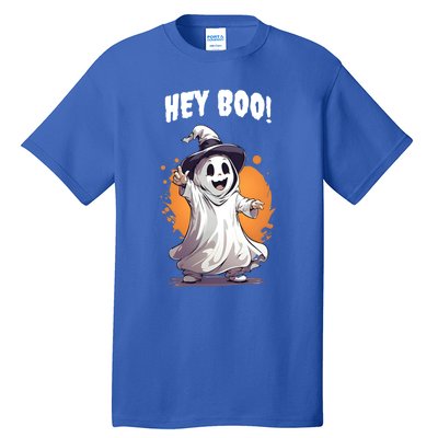 Hey Boo! Funny Halloween Ghost Costume Funny Gift Tall T-Shirt