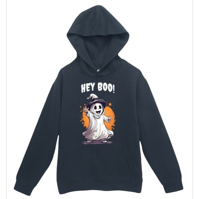 Hey Boo! Funny Halloween Ghost Costume Funny Gift Urban Pullover Hoodie