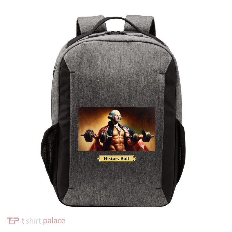 History Buff Funny George Washington Vector Backpack
