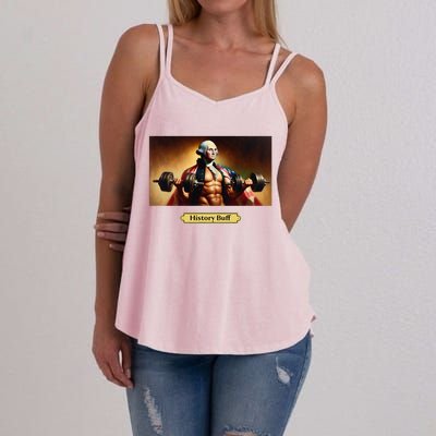 History Buff Funny George Washington Women's Strappy Tank