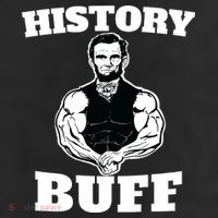 History Buff Funny Abraham Lincoln Weightlifting Cool Comfort Performance Bucket Hat