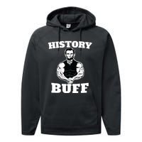 History Buff Funny Abraham Lincoln Weightlifting Performance Fleece Hoodie