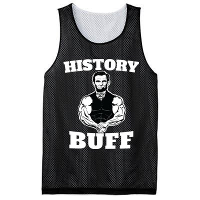 History Buff Funny Abraham Lincoln Weightlifting Mesh Reversible Basketball Jersey Tank