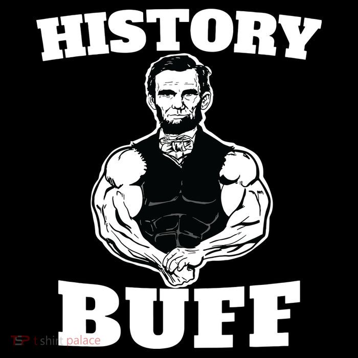 History Buff Funny Abraham Lincoln Weightlifting Kids T-Shirt