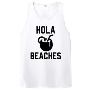 Hola Beaches Funny Drinking Beach Vacation PosiCharge Competitor Tank